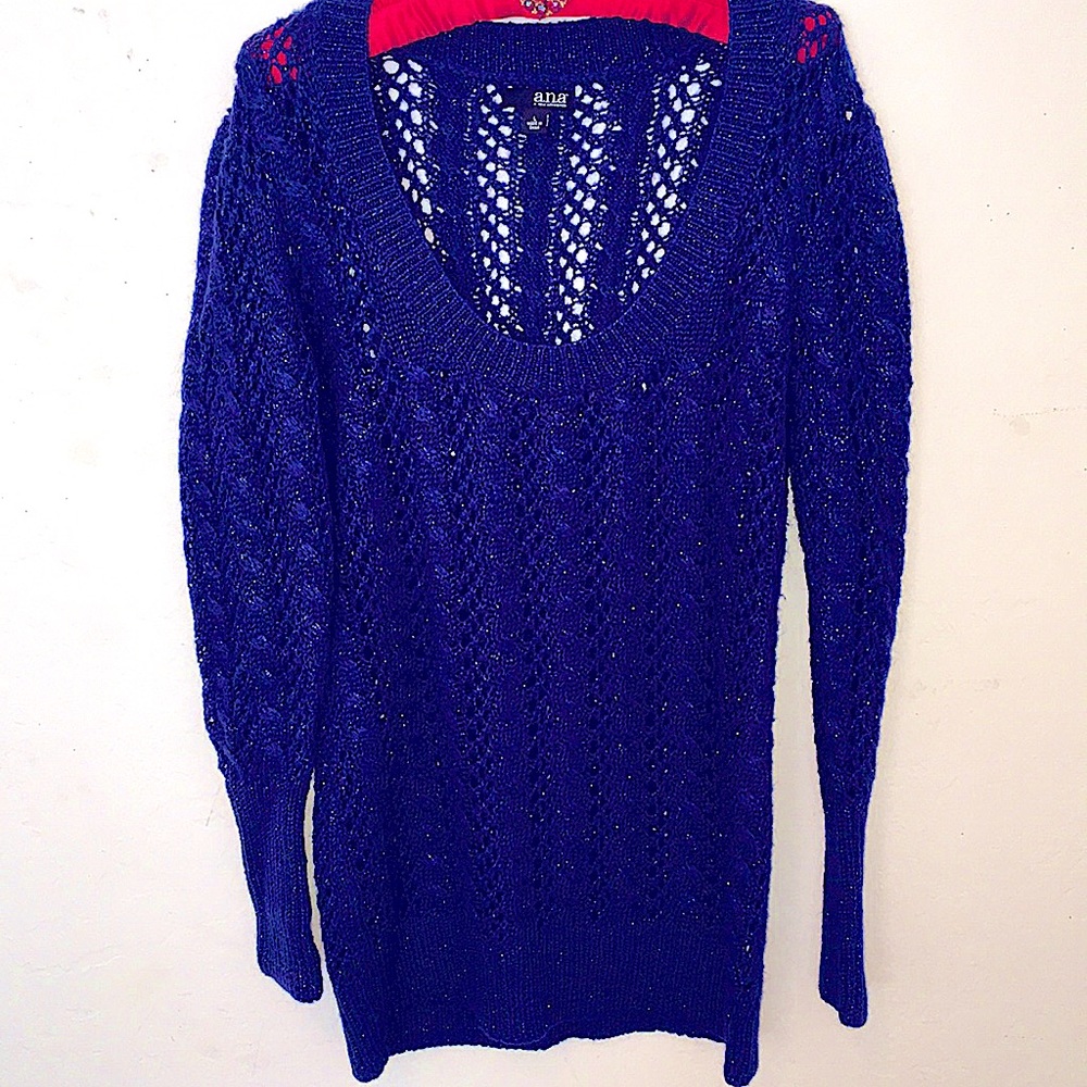 VINTAGE a.n.a. A new approach long sleeve sweater - Royal blue